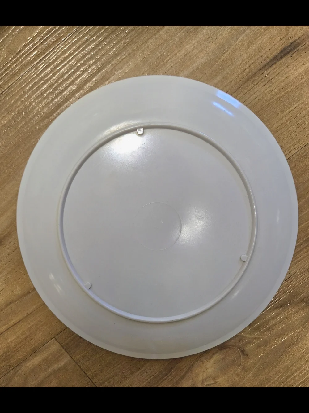 Vintage Disney Mickey Mouse Melamine Plate in White, Black, Red, Yellow